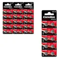 4x Camelion Knopfzellen Uhren - Batterien AG10 Alkaline 0% HG 10er Blister
