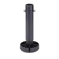 10 Stk. Hettich Sockelverstellfuß Korrekt Ku.schwarz 70mm Bereich -6/+30mm