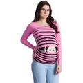 M.M.C. Umstandsshirt Guck Guck mit Motiv rosa M