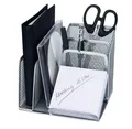 WEDO Utensilienständer Office, 4 Fächer, Drahtmetall, silber