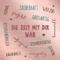 Die Zeit mit dir war: Blanko Freundebuch / Freundschaftsbuch / Buch
