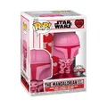 Funko POP! Star Wars: Valentines - Boba Fett - Mando Mit Grogu (The Child, Baby Yoda) - The Mandalorian - Vinyl-Sammelfigur - Geschenkidee - Offizielle Handelswaren - TV Fans - Modellfigur Für Sammler