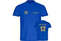 multifanshop T-Shirt Kinder Deutschland - Trikot 12 Gold - Boy Girl