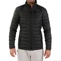 Wellensteyn MOLM-668 Molecule Herren Steppjacke schmaler Schnitt Reißverschluss, Groesse 48, anthrazit meliert