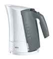 Braun Household Braun Multiquik 3 WK 300 | Wasserkocher mit Automatischer Abschaltung | Schnellkochsystem | 1,7 Liter | Herausnehmbarer Kalkfilter | 2200 Watt | weiß, Einheitsgröße