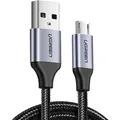 Ugreen MicroUSB USB Nylon Aluminium (1 m, USB 2.0, 18 W) (60146)