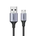 Kabel USB - Micro USB 1m grau