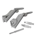 Hochklappbeschlag FREEspace Push to Open (pto) Typ E, grau für Korpushöhe 225-650 mm (Klappengewicht von 3,2 bis 13,4 Kg) Hochklappe von SOTECH