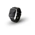 JT Berlin Watchband Alex II Vintage | Apple Watch Ultra/42/44/45mm | schwarz - Edelstahl | M | 10828