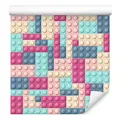 Muralo Tapete 10m Rolle Vlies Tapete Spiel Spaß Spielzeuge Lego Bauklötze Bunt Vliestapete 1000 x 53cm Wand Tapete Wohnzimmer Kinderzimmer Moderne Wanddeko Wand Dekoration