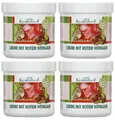 Creme mit Rotem Weinlaub 4 x 250 ml Creme Fußcreme Beincreme Venencreme