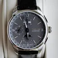UNION GLASHÜTTE Belisar Chronograph Mondphase Grau  Ref. D014.425.16.087.00  NEW
