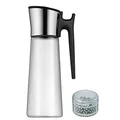 WMF Basic Wasserkaraffe 1,5 Liter, Glaskaraffe mit Deckel und Griff 1,5l, Reinigungsperlen, Silikondeckel, Closeup-Verschluss