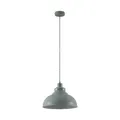 Lindby Pendellampe Albertine, hellblau, Metall, Ø 29 cm, E27