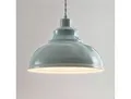 Hängelampe Albertine Lindby, dimmbar, blau, für Wohn- / Esszimmer, Metall, Vintage, Pendelleuchte