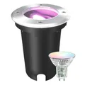 Ledvion - Smart LED Bodeneinbauleuchte, 4,9W, RGB+CCT, IP67, 1m Kabel, kippbar, Außenbeleuchtung