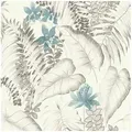 A.S. Création Vliestapete Exotic Life, 372792, Blumenoptik, 0.53 x 10.05 m, Blau