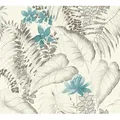 A.S. Création Vliestapete A.S. Création Exotic Life, Florale Tapete, blau, grau