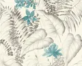 Vliestapete Exotic Life Exotisch Floral Blätter weiß braun 37279-2 (5,16€/1qm)