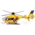 siku Fluggerät 2539 ADAC Rettungs-Hubschrauber, aus Metall/Kunststoff, Länge 18 cm