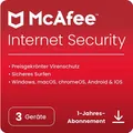 McAfee Internet Security 2026 3-Gerät / 1-Jahr Windows/Mac/Android/iOS / KEY