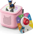 Tonies Toniebox 2 Rosa - Play Set Paw Patrol Chase, Spielzeug-Spieldose, 1 Jahr(e), 815 g, Pink