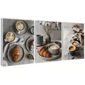 artissimo Bilderset, Beige, Kunststoff, Essen/Getränk, Rechteckig, 30x40 cm, Bilder und Zubehör, Wandbilder, Bilderset