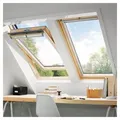 VELUX Dachfenster GGL 3070 Schwingfenster Holz THERMO Fenster, 55x78 cm (CK02)