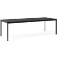 &Tradition - Drip Esstisch HW60, 250 x 100 cm, Fenix Nano Laminat schwarz (0720), Tischbeine schwarz