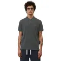 Marc O'Polo Poloshirt mit dezenter Logostickerei grau XXL (54)