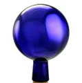Rosenkugel / Glaskugel in blau 12cm