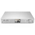 Hama DAB Tuner HiFi Digitalradio Internet Radio FM Tuner Bluetooth Tuner HiFi Internetradio Digitalradio FM WLAN Stereo Receiver Spotify Amazon Music Fernbedienung USB AUX Wecker DIT2105SBTX Silber
