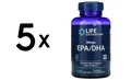 5 x Life Extension Mega EPA/DHA - 120 softgels (283,32 EUR/kg)