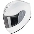 Scorpion Exo Motorradhelm Scorpion Exo-JNR Air Solid Integralhelm Weiss L (1er Set) weiß L