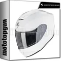 SCORPION INTEGRALHELM FÜR MOTORRAD EXO-JNR AIR SOLID WEISS L