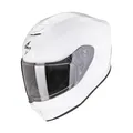 Scorpion Exo JNR Solid Weiß Kinder Motorradhelm  Gr. L -
