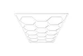 Barberpub Deckenleuchten BarberPub Hexagon Deckenleuchte LED Garage Light, LED wechselbar, Tageslichtweiß, 68970LM 6500K Hexagon LED Beleuchtung, 14 Grid
