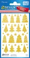 AVERY Zweckform ZDesign Weihnachts-Sticker "Weihnachtsbäume" 1 Blatt à 38 Etiket