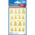 3-60x AVERY Zweckform ZDesign Weihnachts-Sticker "Weihnachtsbäume"