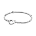 Pandora Wickelarmband Set Charm Armband mit Herzverschluss 599539C00-17