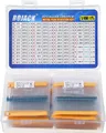 BOJACK 1350 Stück Widerstand 50 Werte 0 Ohm bis 5,6M Ohm 1/4W Metallfilm Set