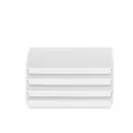 Discofix Rechtmagnete in weiß Größe: 55 x 22 x 8 mm, 4 Stk