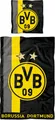 BVB-Bettwäsche mit Streifenmuster (135 x 200 cm) Borussia Dortmund