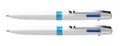 2x Schneider Vierfarbkugelschreiber, M Take 4 Kugelschreiber 4 Farben weiß