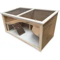 ELMATO Voliere Elmato 10412 Käfig Voliere für Kleintiere Nagerparadies, 100x51x50cm