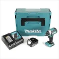 Makita DTD 153 RF1J 18 V Akku Brushless Schlagschrauber im Makpac + 1x 3,0 Ah Li-Ion Akku + 1x Ladegerät