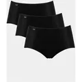 sloggi Midislip 24/7 Microfibre (3er Pack) Microfaser, weich, atmungsaktiv, elastisch schwarz 38