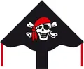 HQ Kinderdrachen Jolly Roger Totenkopf Pirat Drachen Einleiner Kinder Delta 85cm