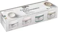 KREUL 75305 - Chalky Kreidefarbe im Set, 4 x 150 ml Farbe in Snow White, Mademoi