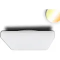 ISOLED LED Decken/Wandleuchte 24W, weiß, quadratisch, IP54, ColorSwitch 3000/4000K